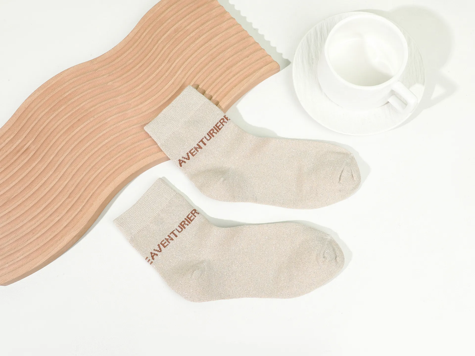 Chaussettes à paillettes Aventurière - Inès Delaure