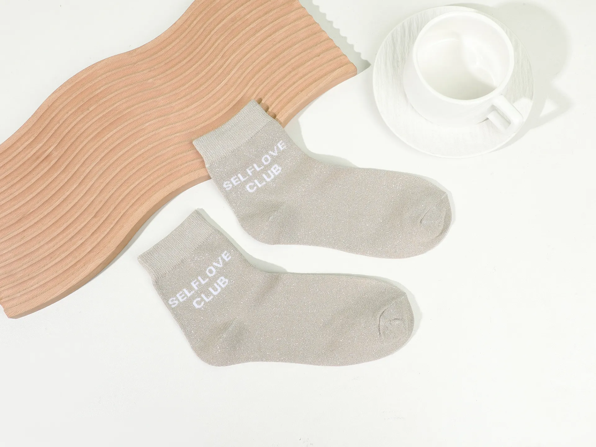 Chaussettes à paillettes Self Love Club - Inès Delaure