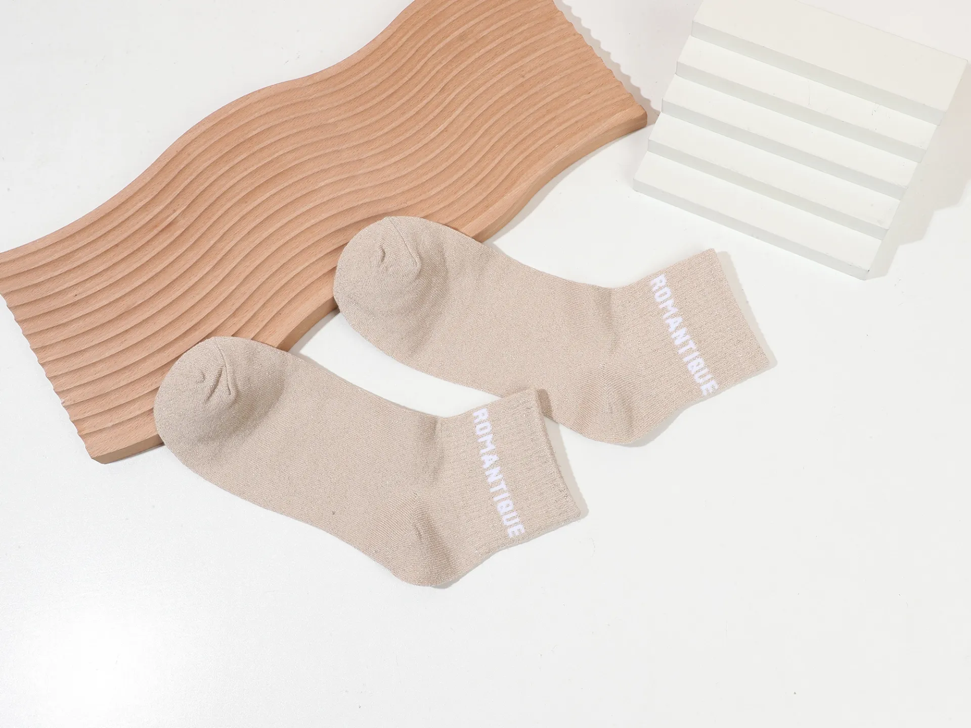 Chaussettes à paillettes Romantique - Inès Delaure