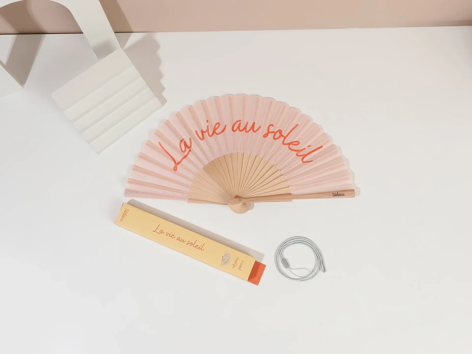 Wooden Fan 23 cm La Vie au Soleil - Inès Delaure