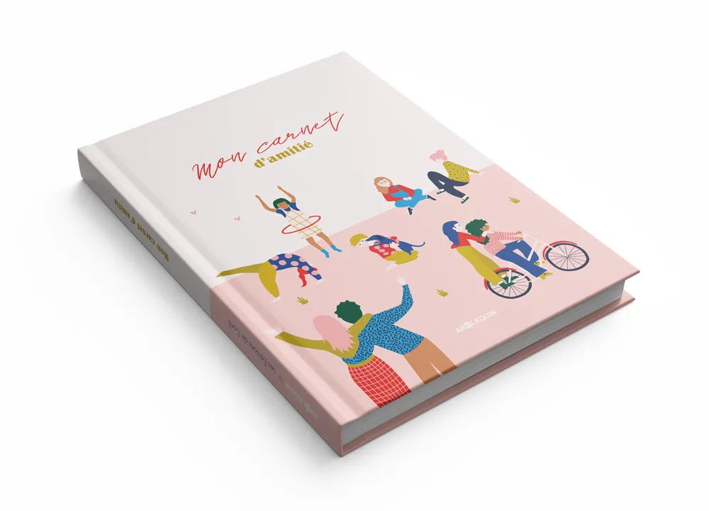 Livre mon carnet d'amitié de Maud Roegiers - Les Editions de Cortil