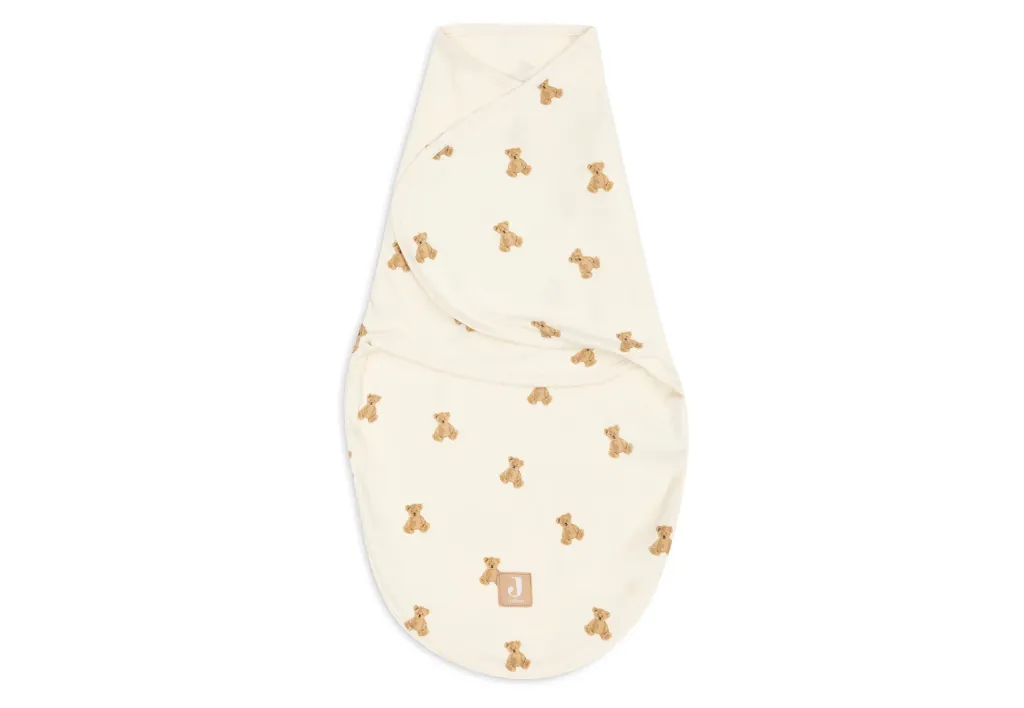 Couverture d'emmaillotage 0-3 mois Mini Teddy Bear - Jollein