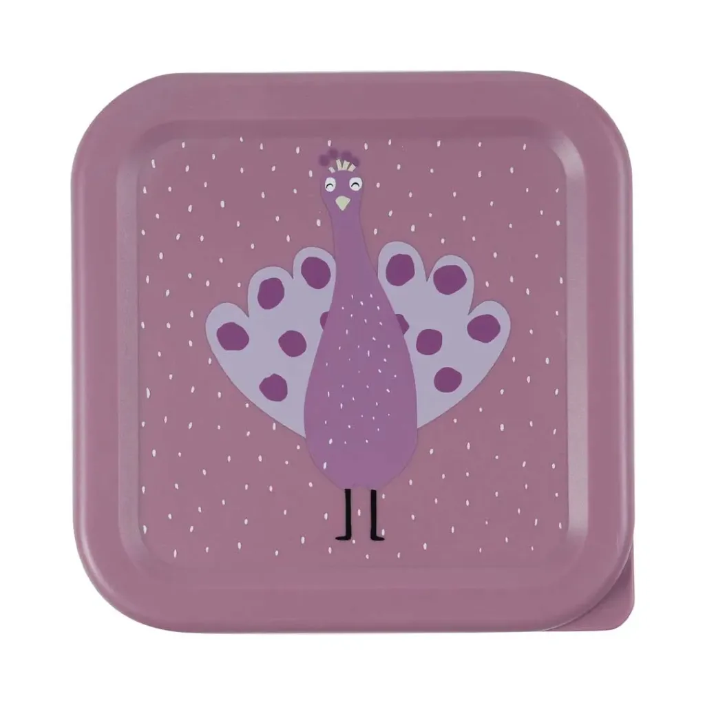Boîtes à goûter 3 pièces Mrs. Peacock - Trixie