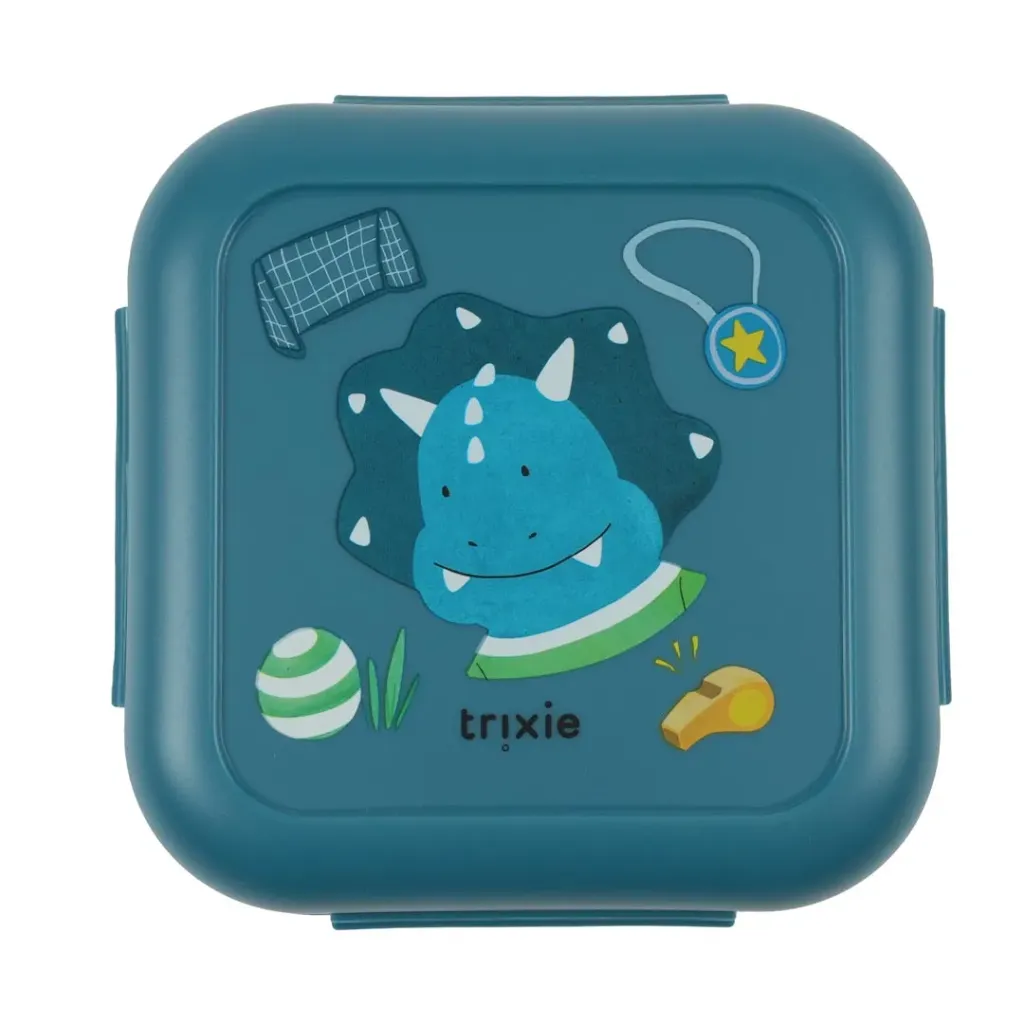 Boîte à goûter avec clips Ballplayer Mr. Triceratops - Trixie