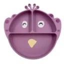 Assiette avec ventouse en silicone et compartiments Mrs. Peacock - Trixie