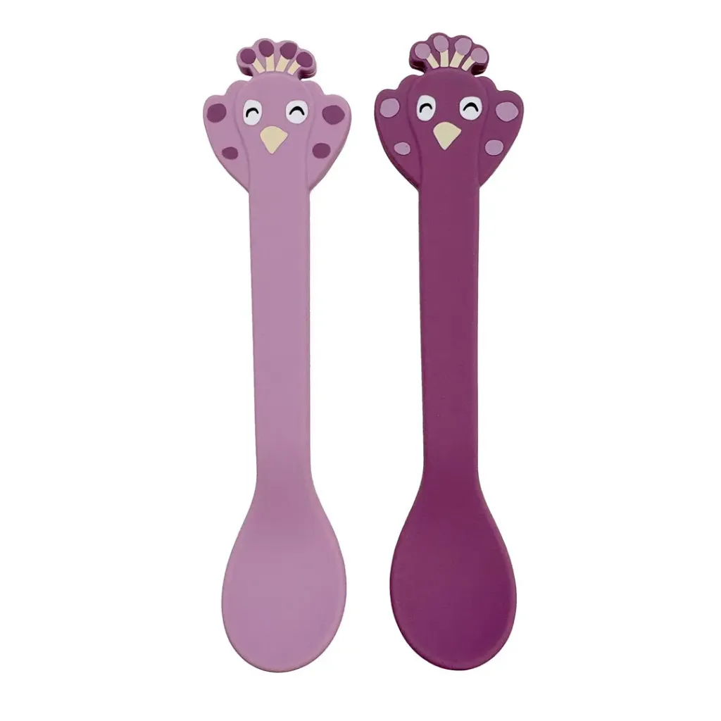 Cuillère silicone 2-pack Mrs. Peacock - Trixie