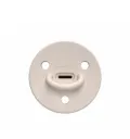 Choochoo Orthodontic Pacifier 0-6 months Nude - Elhée