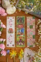 Set van 3 Boekenleggers du Printemps - Caro from Woodland