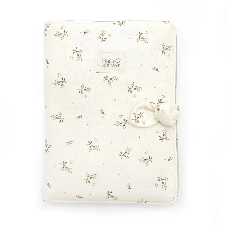 Protège carnet de santé Knot Roseberry - Babyshower