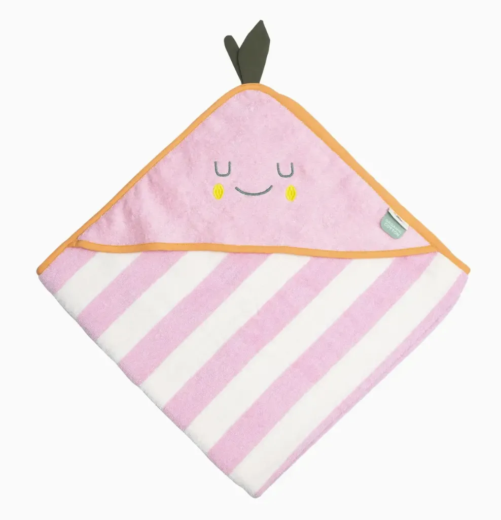 Cape de bain Mandy Mandarine - Liste de naissance d'Adèle Moreau et Nicolas De Moor