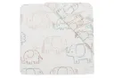 Drap-housse Jersey Elephant Tales 40/50 x 80/90 cm - Liste de naissance d'Adèle Moreau et Nicolas De Moor
