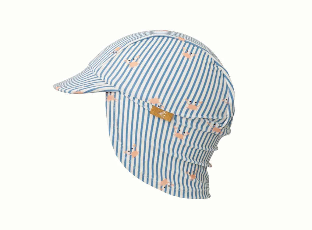 Chapeau bébé anti-UV Stripes & Crabs - Fresk (3-6 mois)
