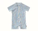 T-shirt maillot ML anti-UV Stripes & Crabs - Fresk