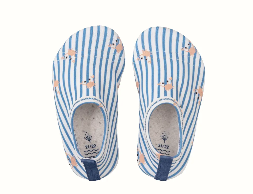 Chaussures de bain anti-UV Stripes & Crabs - Fresk (19/20)