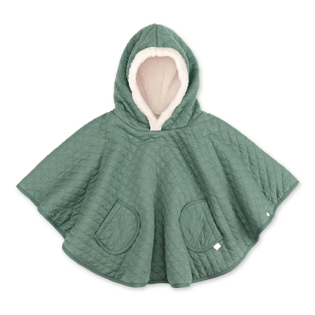 [LISTENAISSANCEADELEETNICOLAS24] Poncho de voyage 9-36m Pady quilted et teddy - Liste de naissance d'Adèle Moreau et Nicolas De Moor