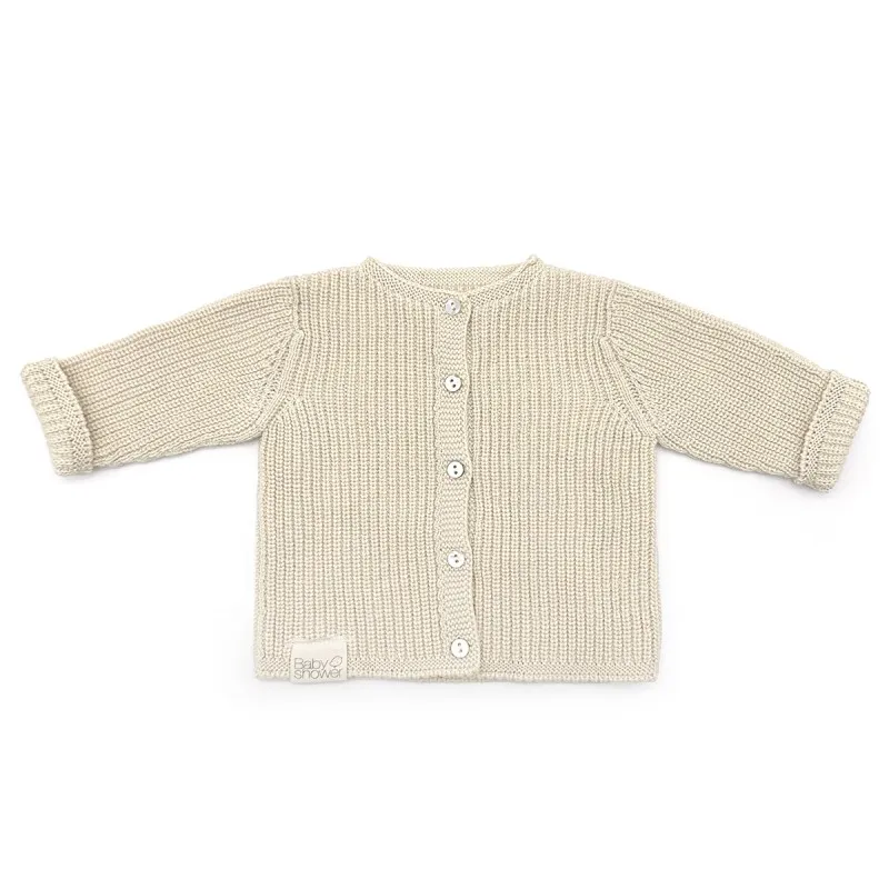 Gilet Tricot Canale Buttermilk taille 1-3 mois - Babyshower