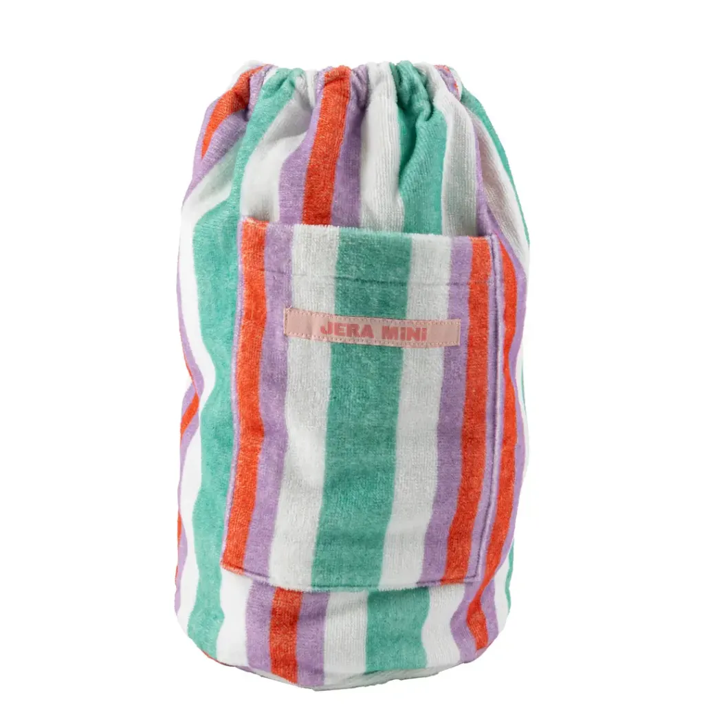 Sac Adventure Pastel Stripe Rose Lila Vert - Jera Mini