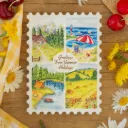 Carte postale Timbre - Caro from Woodland