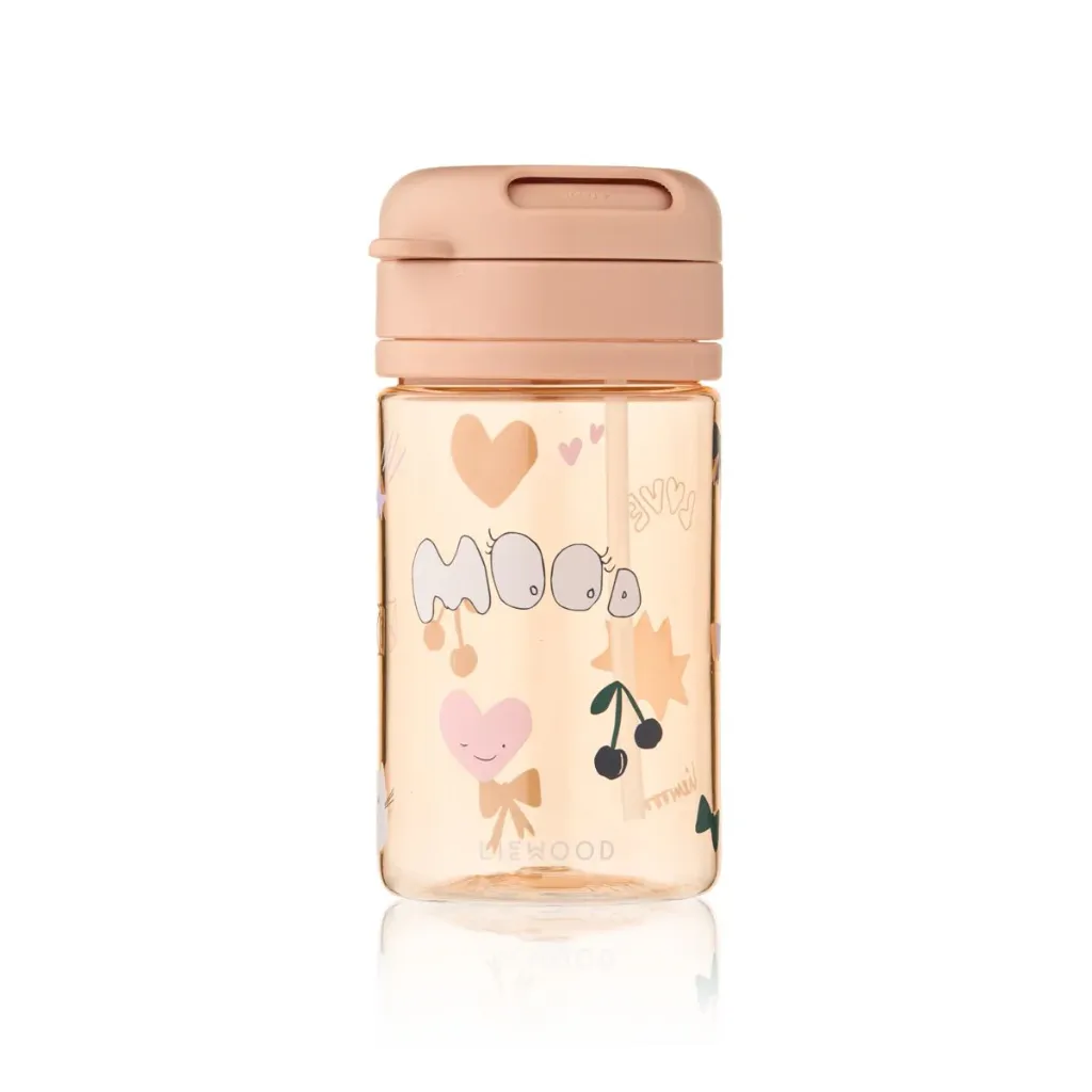 Gourde avec paille Pavia Tritan 500 ml Mood Pale Tuscany - Liewood