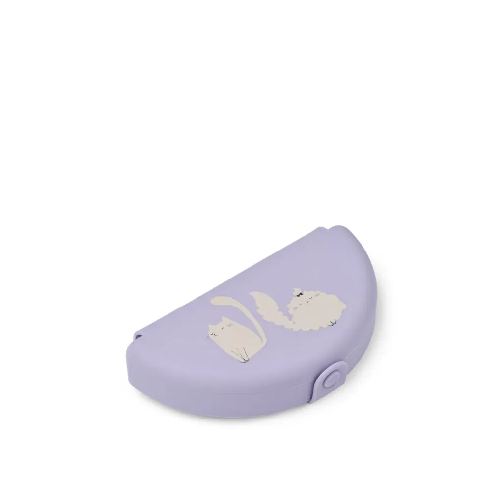 Boîte à collations Driss Cat Warm lilac - Liewood