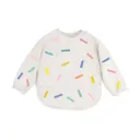 Bavoir imperméable à manches Confetti - The Cotton Cloud