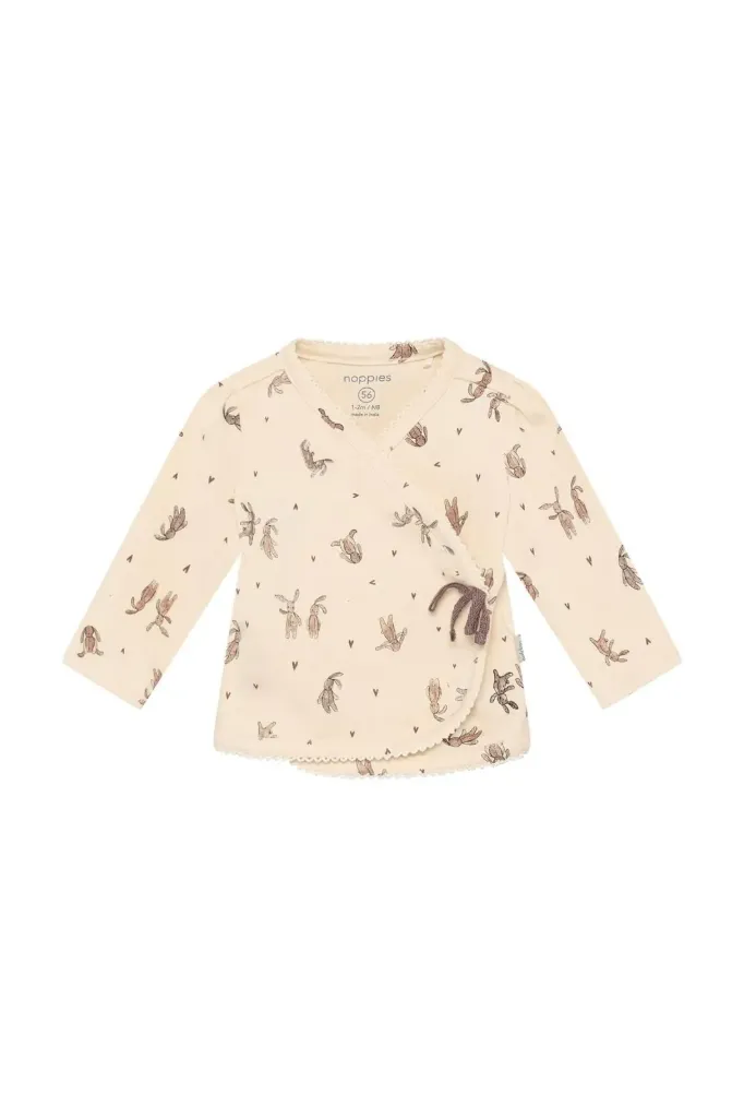 Long-Sleeve T-shirt Buttercream - Noppies (9 months)