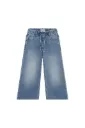 Jeans Washed Blue wide leg fit long - Noppies