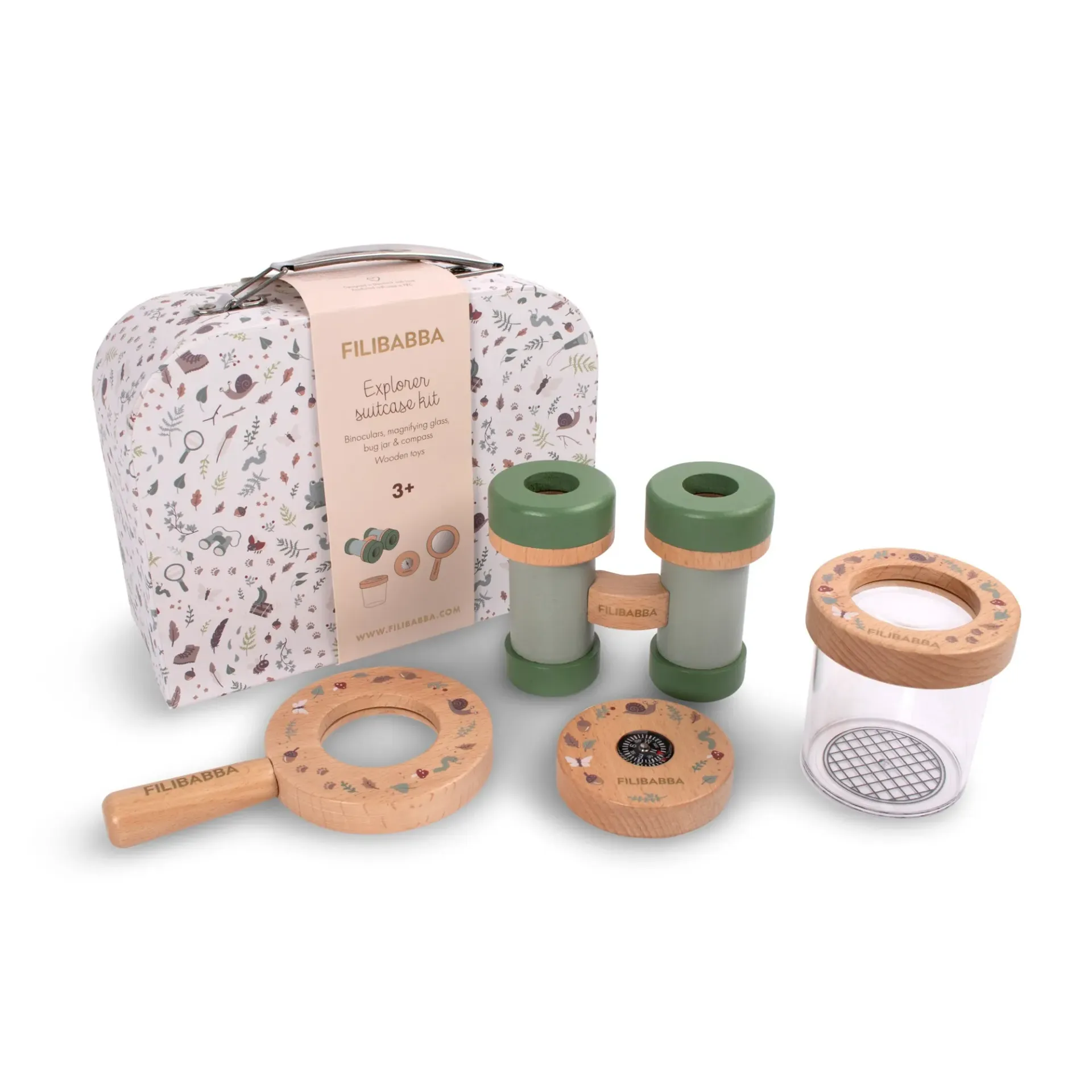 Kit valise d'explorateur Petites merveilles - Filibabba