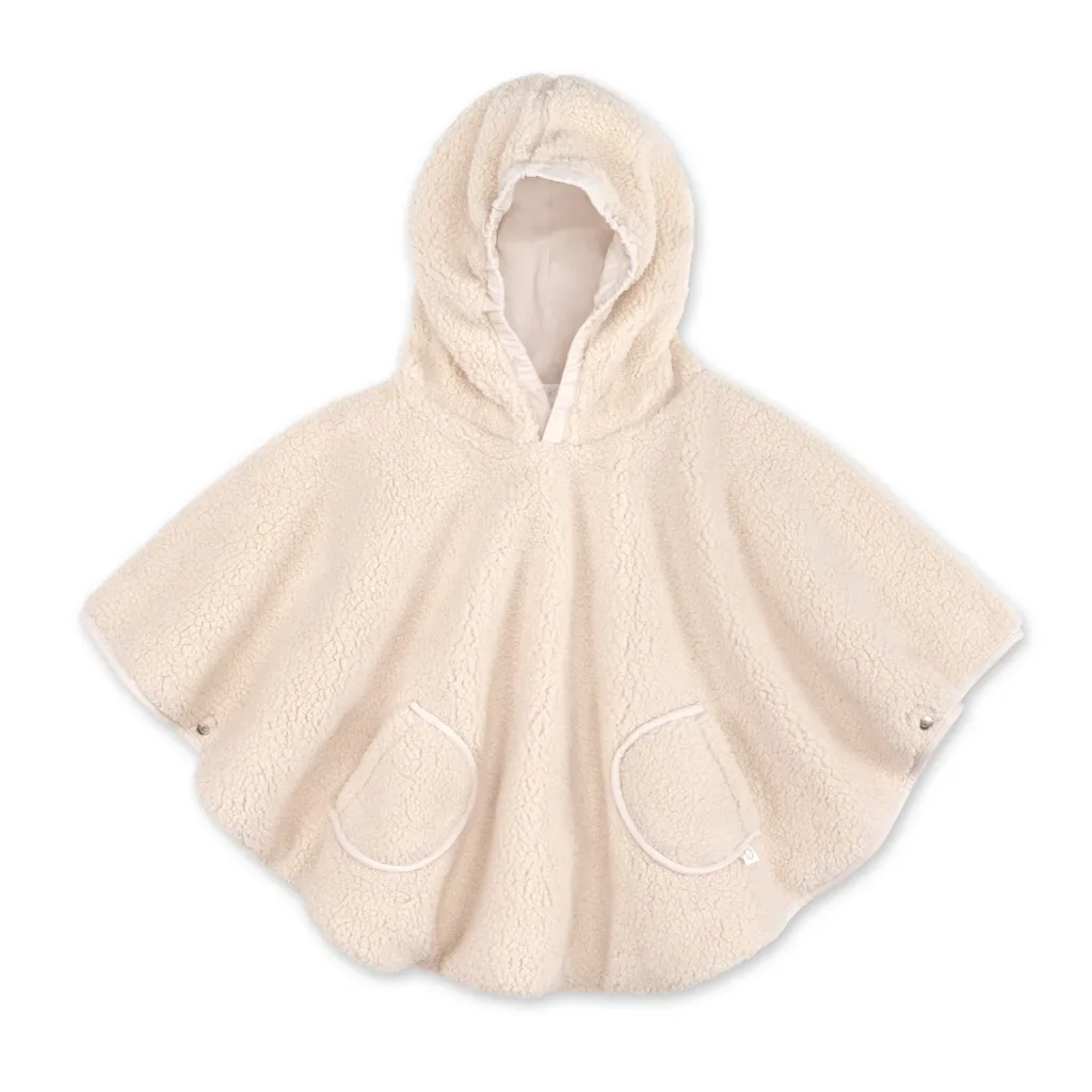 Poncho de voyage Teddy douillet Ficelle 24 - Bemini