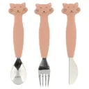 Couverts 3 pièces en silicone Mrs. Cat - Trixie