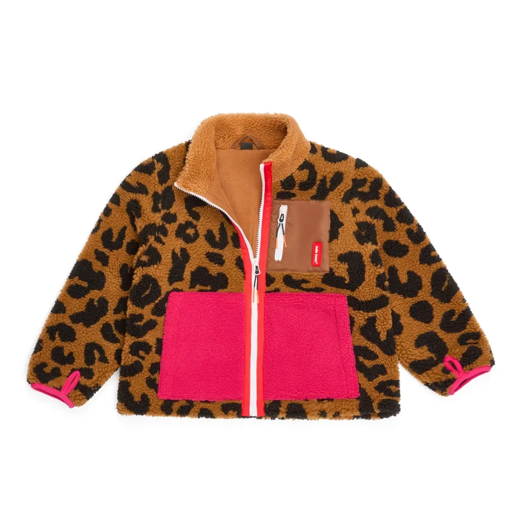 Veste polaire Léopard Kid - Hello Hossy