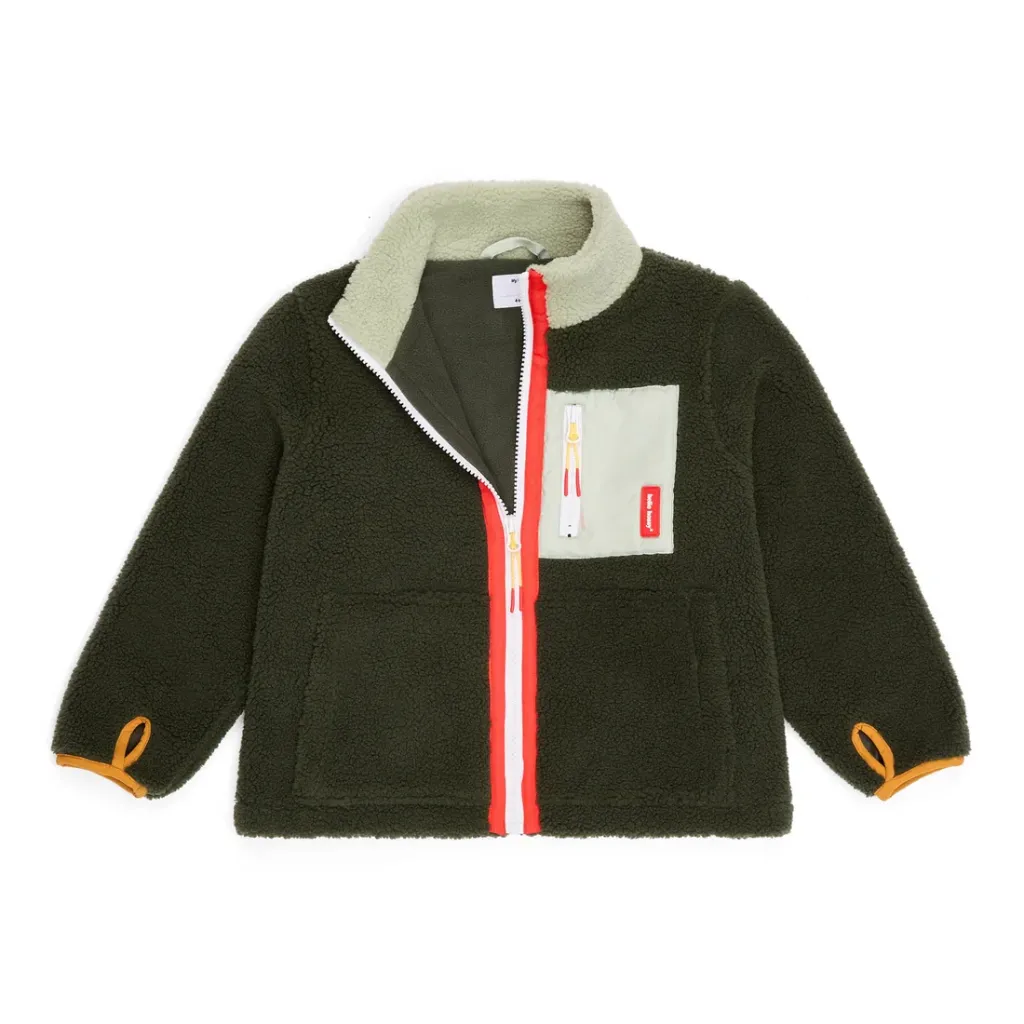 Veste polaire Fluffy Forest Kid - Hello Hossy