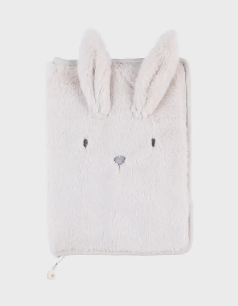 Protège Carnet de Santé Lapin Moka - Noukies