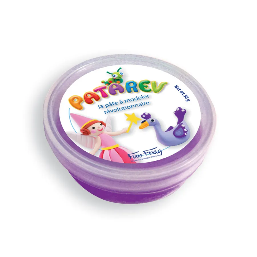 Pâte à modeler Patarêv pot par couleur Violet - Liste de cadeaux d'anniversaire de Maël