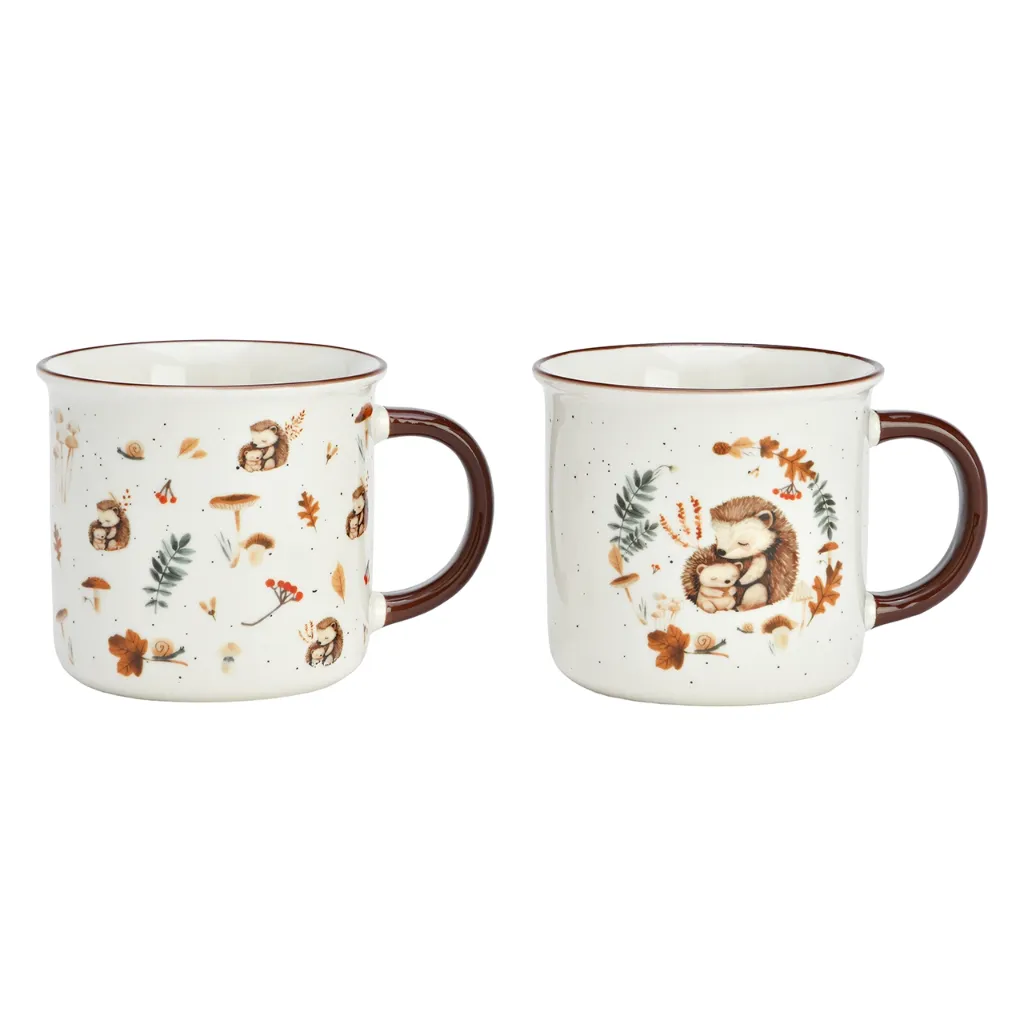 Tasse Hérisson en porcelaine - Wurm (Hérisson au centre)