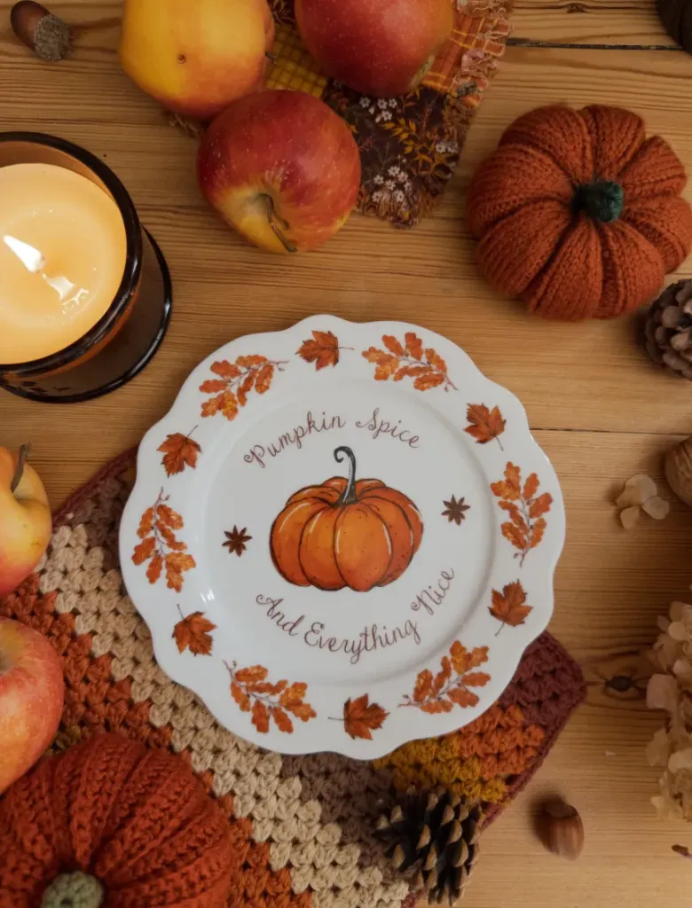 Assiette Pumpkin Spice - Caro from Woodland
