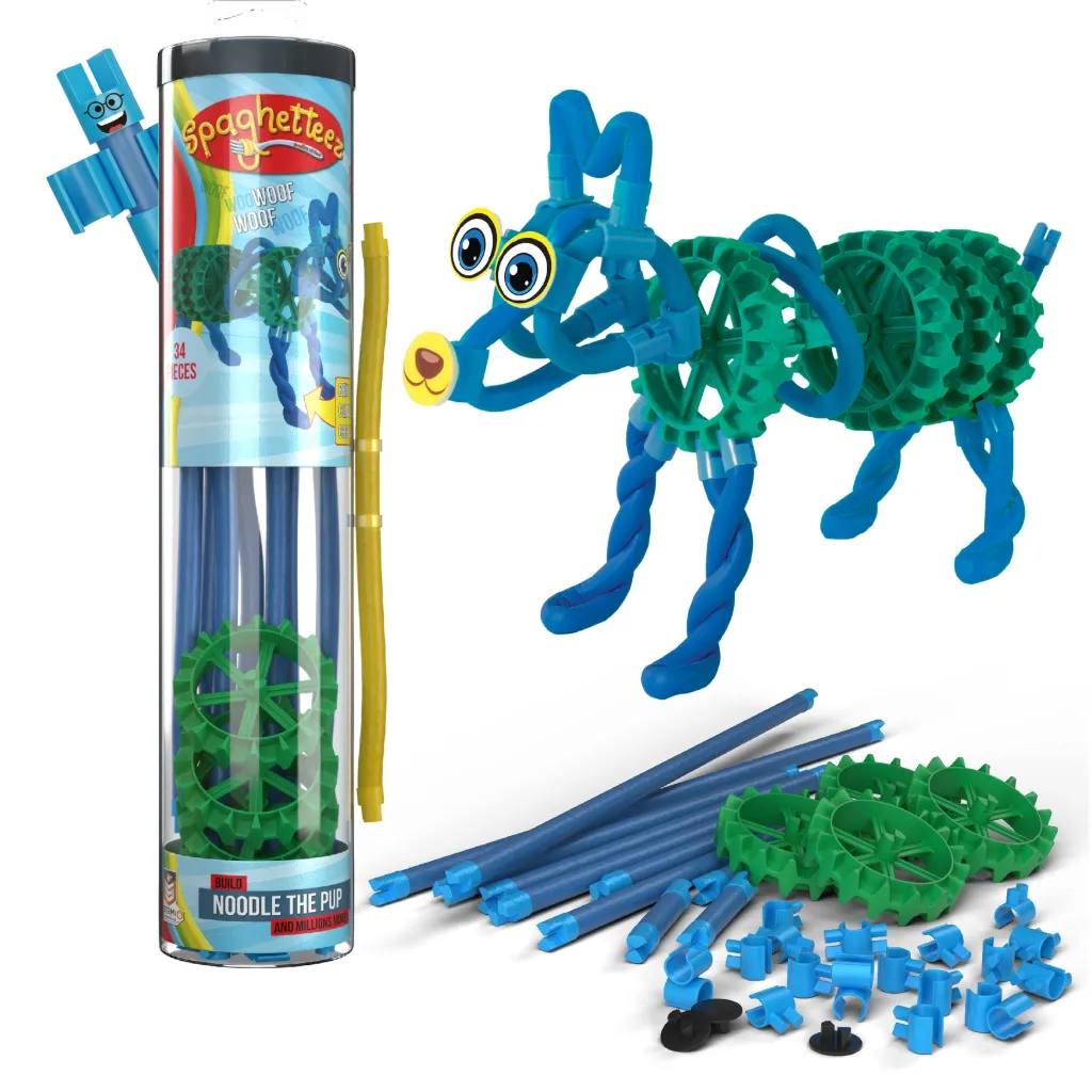 Spaghetteez Jeu de construction flexible Bendy Buggy 34 pièces - Clics Toys