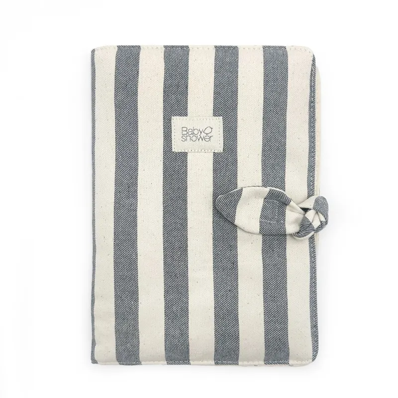 Protège carnet de santé Knot Navy Jean - Babyshower