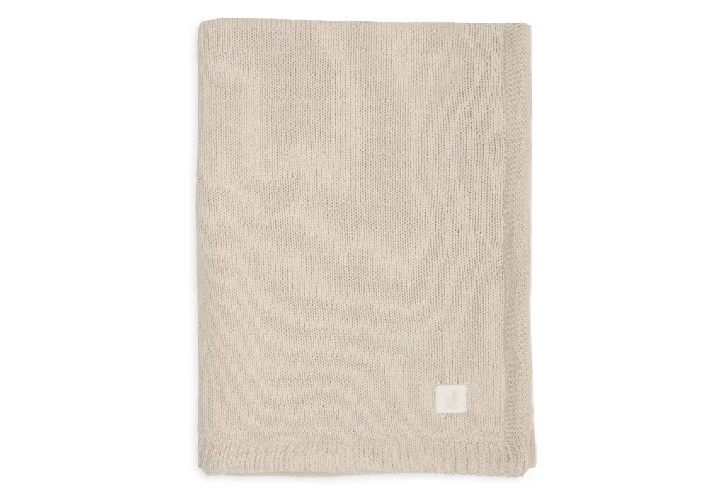 Couverture Sprinkle Knit Sand Fluffy 75x100cm - Jollein