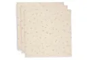 Set of 3 Cotton Muslin Cloths 70x70cm Woolly - Jollein