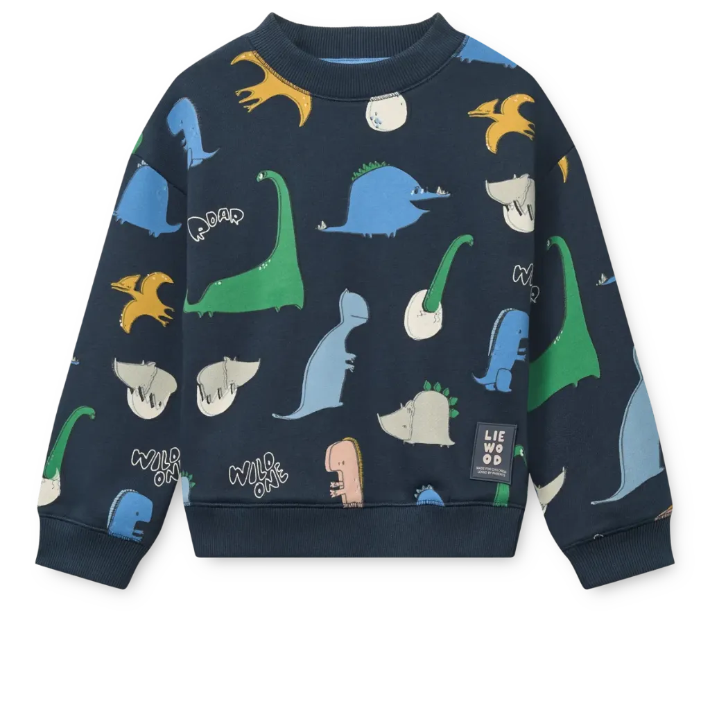 Sweatshirt Ridley Dino Roar Classic Navy - Liewood (7-8 years)