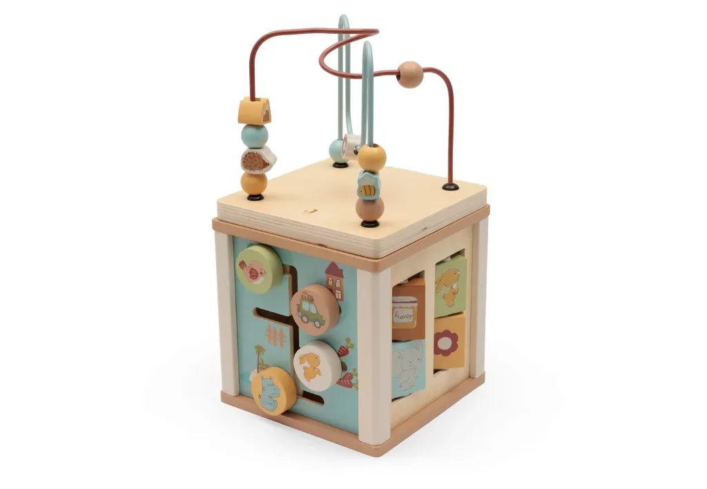 Wooden Activity Cube Jollies - Jollein