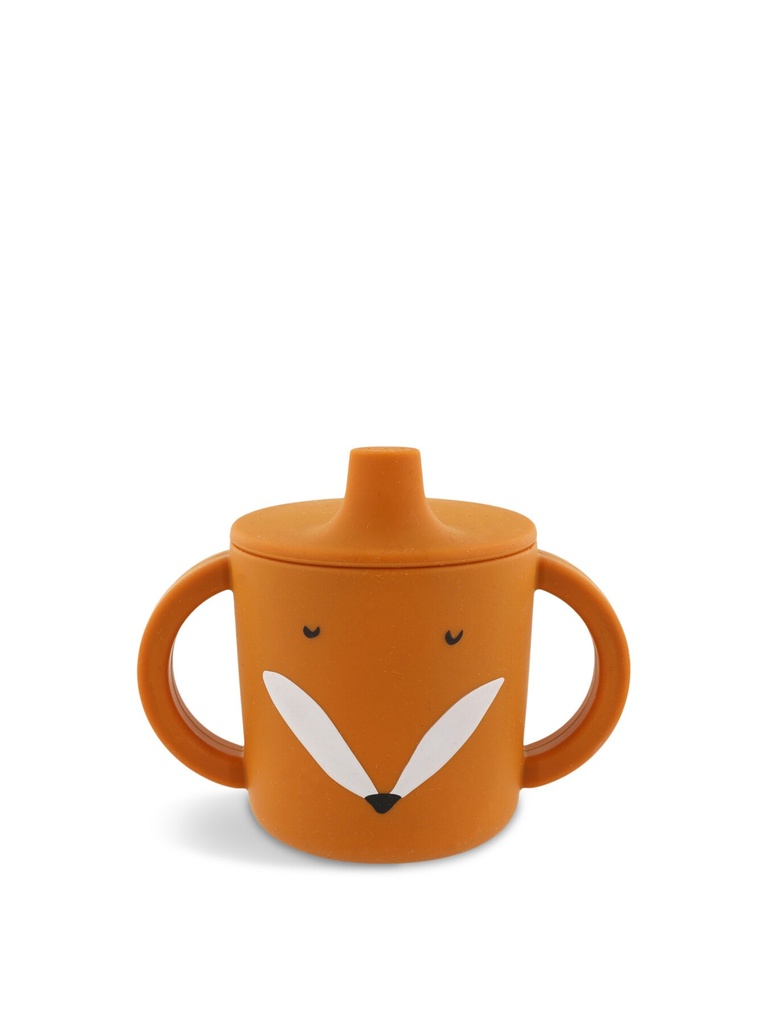 Gobelet d'apprentissage en silicone bec verseur Mr Fox - Trixie