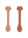 Duo de cuillères en silicone Mme Chat - Trixie