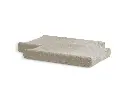 Duo de housses de coussin à langer en éponge Nougat - Liste de naissance Tess Mardulyn et Basile De Wulf