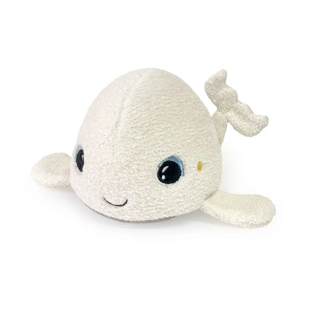 Veilleuse musicale béluga - peluche - Liste de naissance Tess Mardulyn et Basile De Wulf