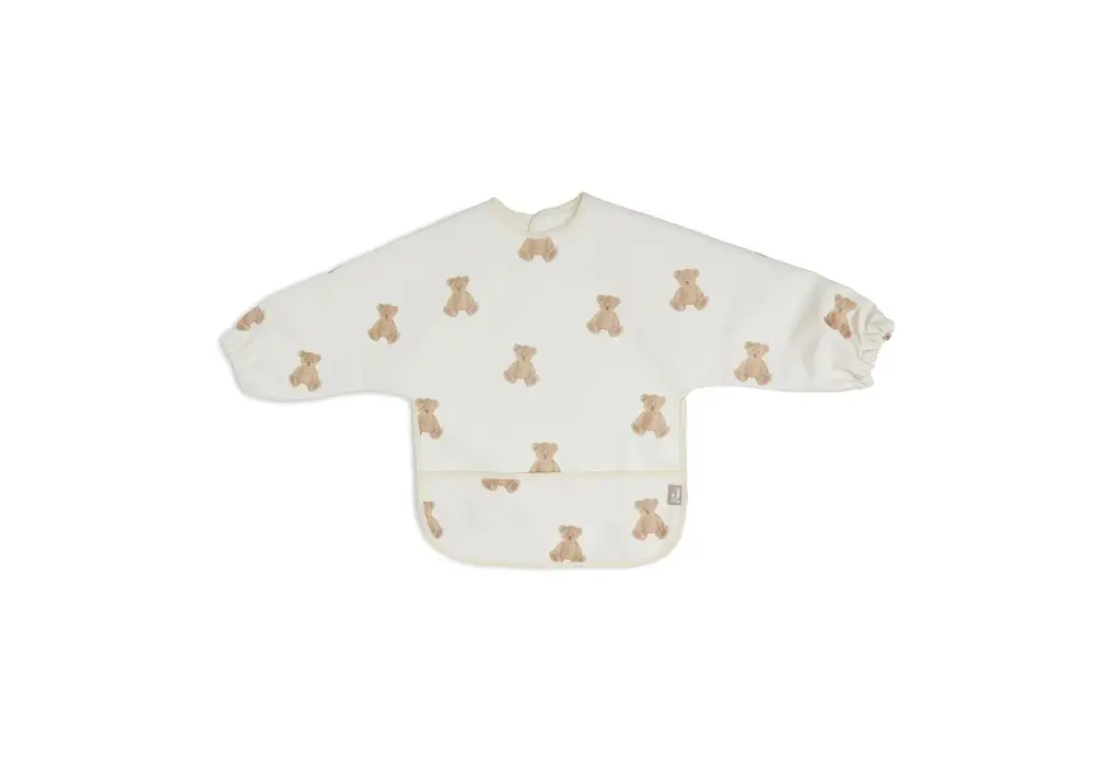 Bavoir manches Teddy Bear - Liste de naissance Tess Mardulyn et Basile De Wulf