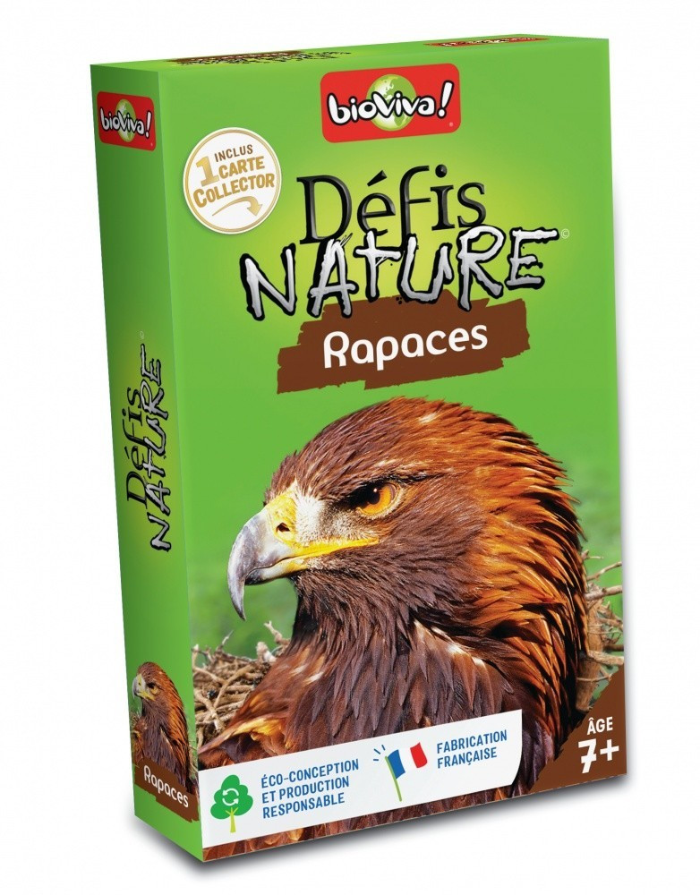 Kaartspel Défis Nature Roofvogels - Bioviva