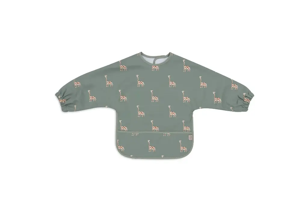 Bavoir manches Jungle Jambo - Liste de naissance Tess Mardulyn et Basile De Wulf