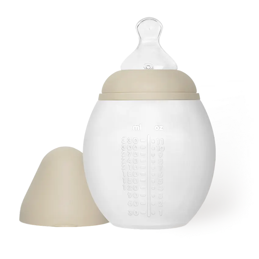 Biberon en silicone 330ml Sand - Liste de naissance Tess Mardulyn et Basile De Wulf